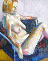 Life study - oil painting