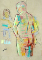 Life study - John - pastel