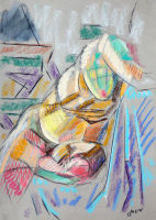 Life study - Rosie - pastel