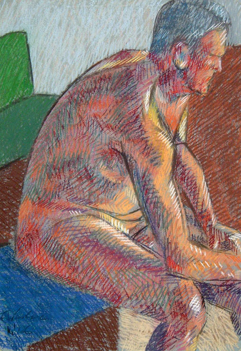 Life study - Stewart - pastel