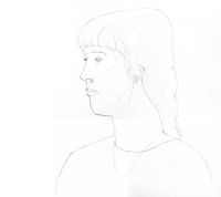 Marie Louise - portrait - pencil