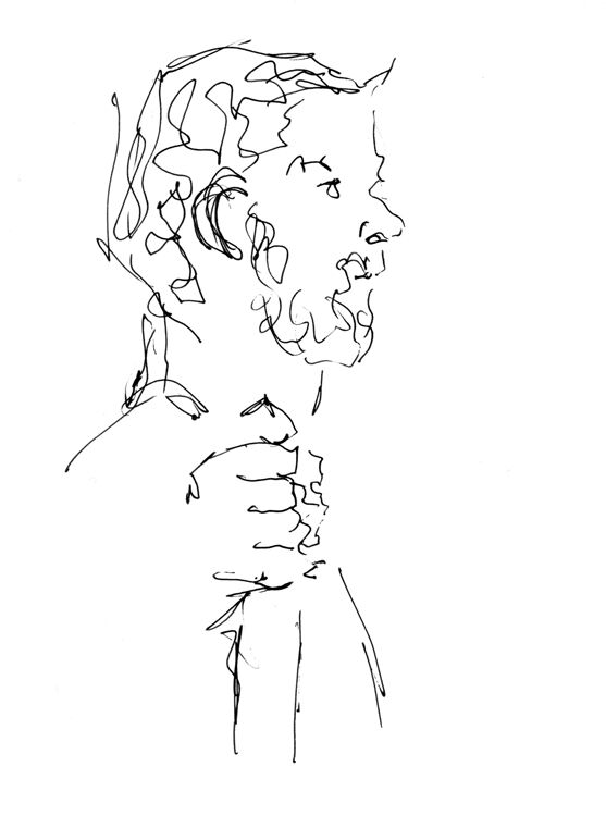 Portrait Study - Steve - Pen and Ink