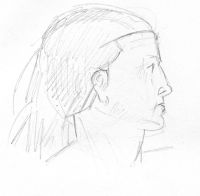 Portrait study - pencil