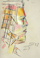 Portrait study -pastel