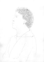 Portrait study - pencil