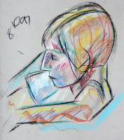 Portrait study - pastel