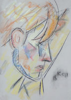 Portrait study - pastel