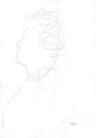 Portrait study - pencil