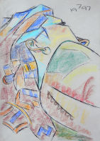 Portrait study - pastel