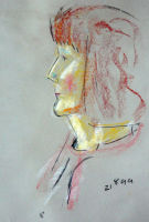 Portrait study - pastel