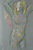 life study - Loura - pastel