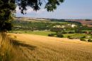South Downs overlooking Amberley in Summer 2