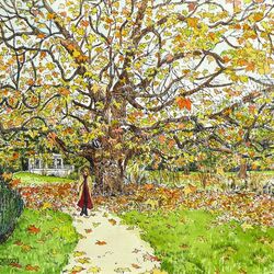 Autumn leaves, Audley End