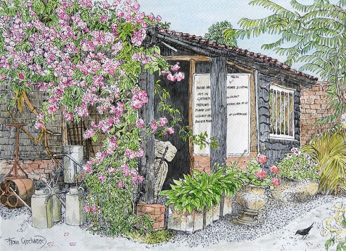 The gardener's shed