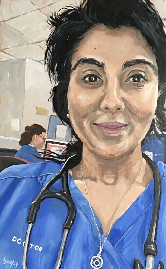 Portrait for NHS Heroes #1
