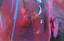 Festival. Acrylic on card 43 x 31cm