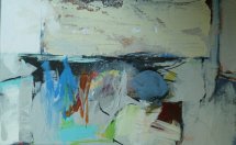Water Meadow. Acrylic on canvas 61x42.5cm