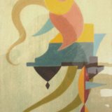 Moving Form. Watercolour 33x24cm