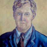 self portrait. oil on canvas