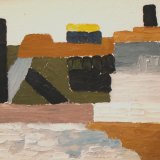 shore leave. oil on board 31x41cm