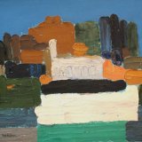 small city. oil on board 33x39cm