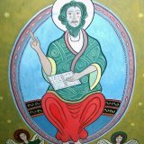 the ascension. goache on poster 50x40cm