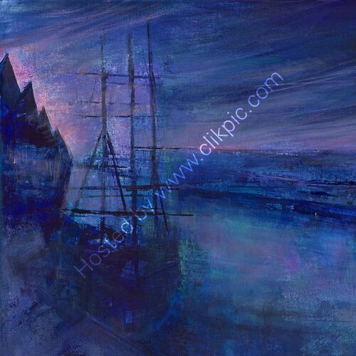 Winter Light over the Tall Ship