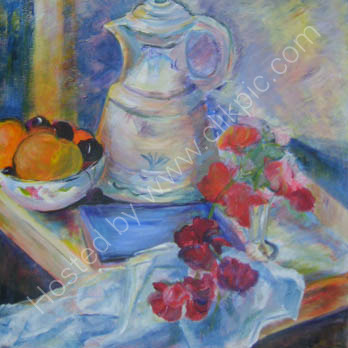 Coffee and oranges