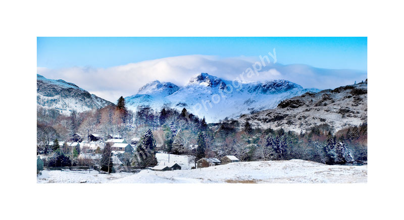 Langdale Pikes From Elterwater