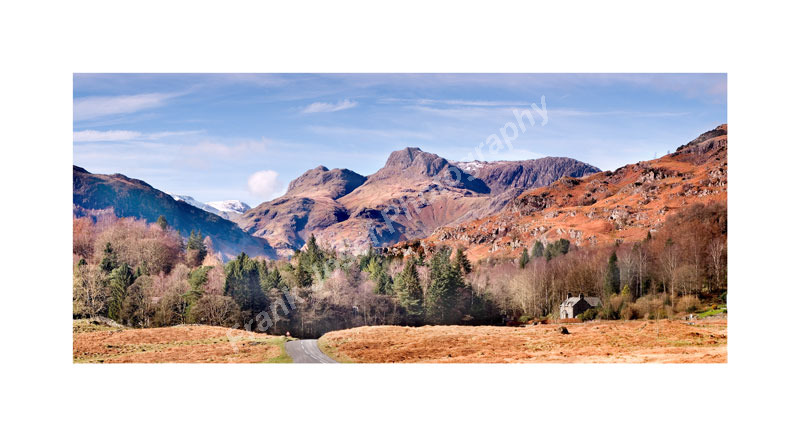 The Langdale Pikes From Elterwater