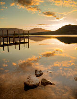 Sunrise At Brandlehow Jetty Derwenwater