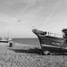 fishing boats on hastings beach