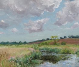 August afternoon - the River Rother, Newenden