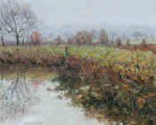Quiet November morning, The Rother at Newenden