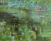 Watching the fish, Sissinghurst Lake