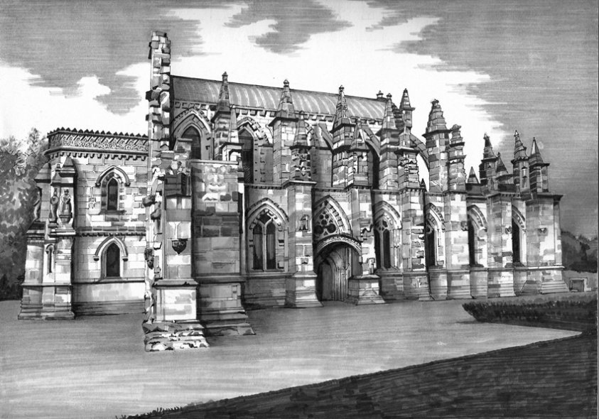 Enigma. Rosslyn Chapel. Autumn 2015