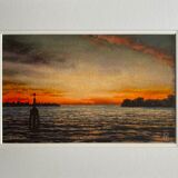 NEW! 'LAGUNA SUNSET' Original Watercolour Painting