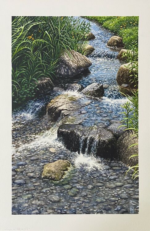 NEW! 'CASCADE' Original Watercolour Painting