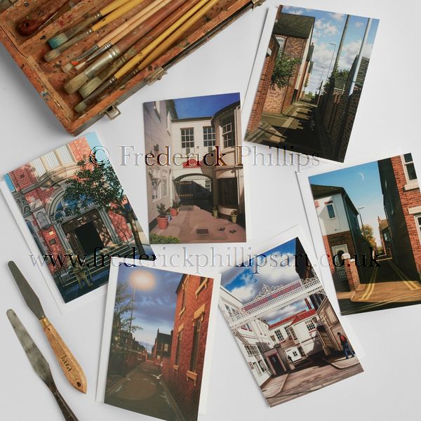 NEW! Set of 6 local Greetings Cards in gift bag