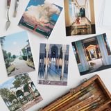 NEW! Set of 6 'Dream & Reality' Greetings Cards in gift bag