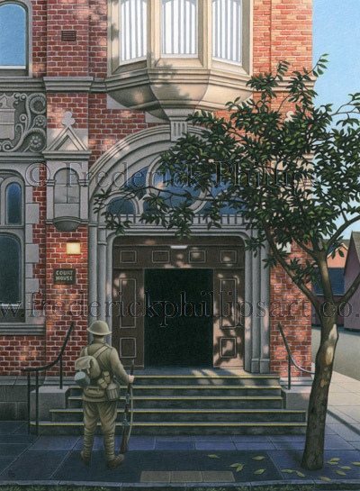 CARD: 'FOR THE FALLEN' (Fenton Town Hall)