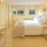Main bedroom with views over Staerough Hill & Yetholm
