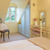 Main bedroom with views of the Cheviot Hills