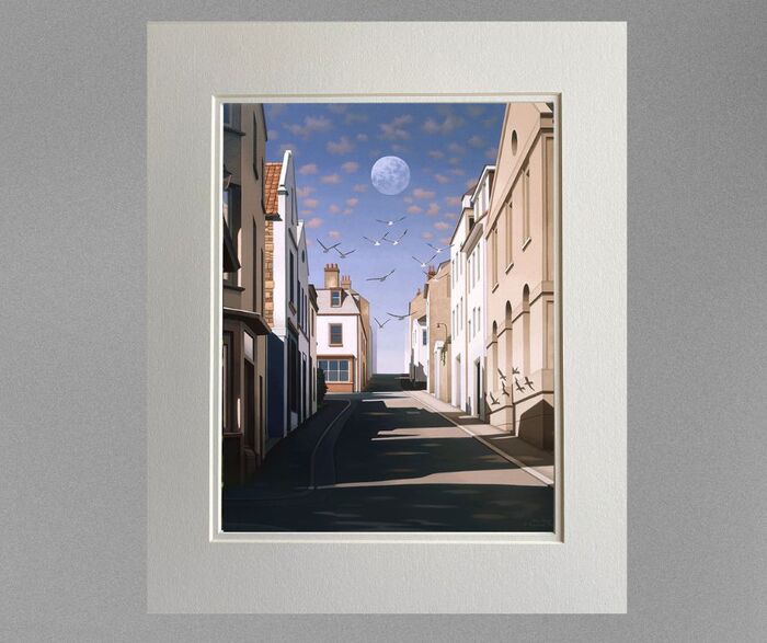 'BLUE MOON' Mounted Print