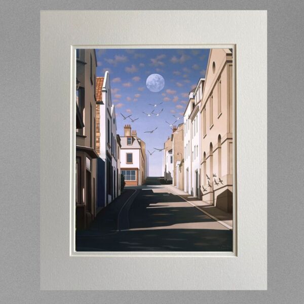 'BLUE MOON' Mounted Print