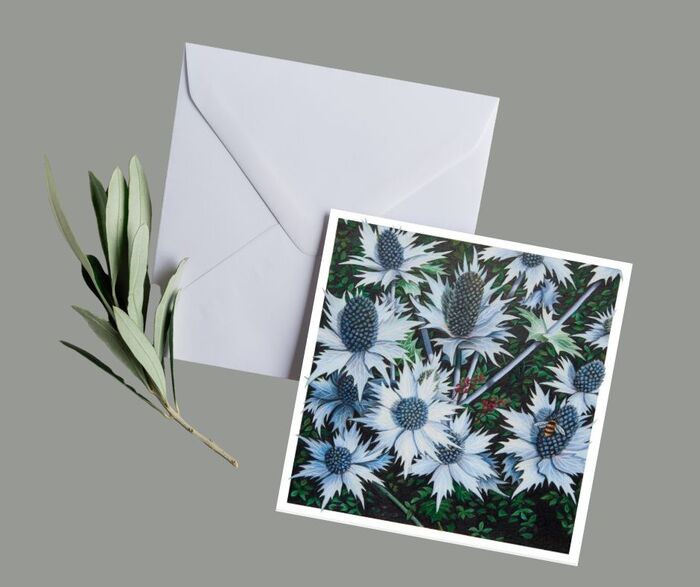 CARD: 'Silver Sea Holly'