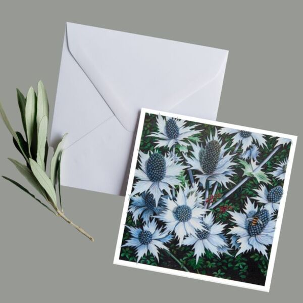 CARD: 'Silver Sea Holly'