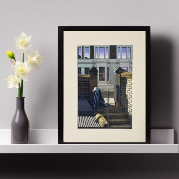 'OUR BLUE HEAVEN' Mounted Print