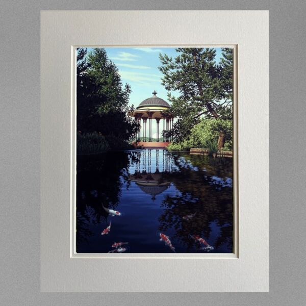 'JAPANESE GARDEN' Mounted Print