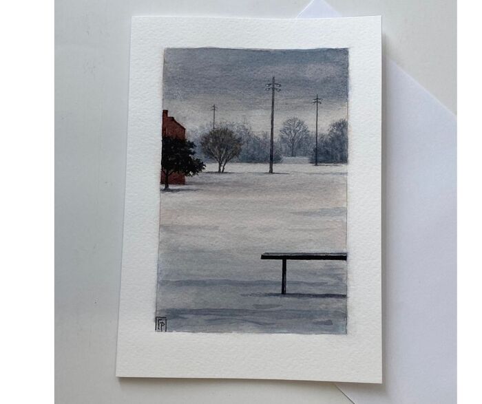 'Winter Snow' ORIGINAL CARD